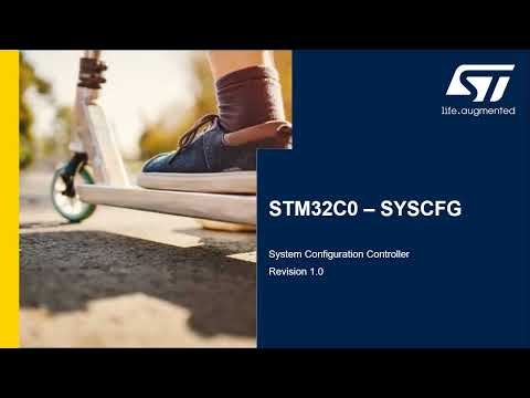 STM32C0 OLT - 9. System Configuration Controller