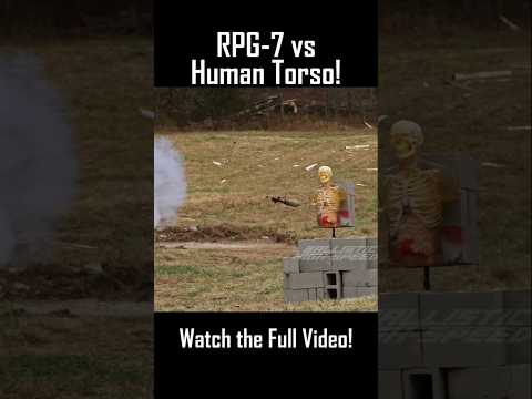 RPG-7 vs dummy human Torso🤯😱 boom 💥 #shorts #rpg #experiment #crazyxyz #shortvideo #viralshort