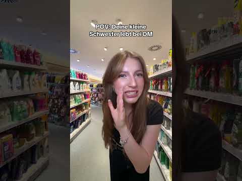 bei ✨DM-Fragen✨ kleine Schwester fragen 😅😅 #dm #einkauf #kleineschwester #schwester