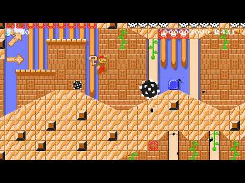 Fire Snake's Boulder Barricade by OminousBoi - Super Mario Maker 2 - No Commentary 1bz