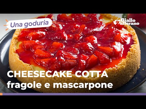 CHEESECAKE COTTA FRAGOLE e MASCARPONE - Facilissima e golosa! 🍓😋😍