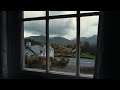 Gloomy Evening Fall Rain In Ireland ️Calm Rain Ambience For Reading Sleeping Etc