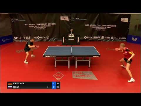 Tom Schweiger (GER) vs Matic Copar (SLO) | U17 Grp | 2021 WTT Youth Contender Otocec