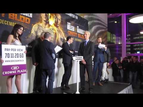 Patrick Nielsen vs. Rudy Markussen indvejning, 11. december 2015