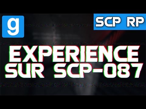 SCP RP // L’EXPÉRIENCE SUR SCP-087 - Garry's Mod