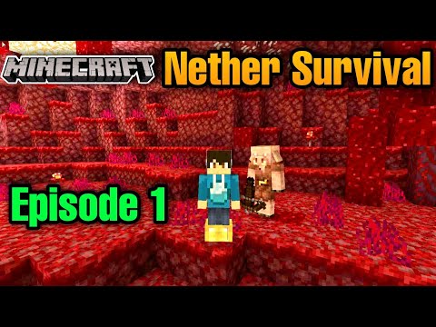 Minecraft Tamil 😍 | Nether Survival Gameplay 😲 | Journey Begins 🤣 | Episode 1 |  George Gaming |