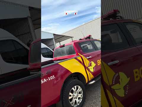 CAPOTA DE ALUMINIO VIATURA BOMBEIROS GOIÁS - @comandomotors
