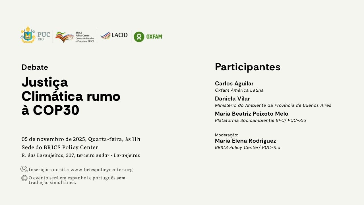 Justiça Climatica Rumo à COP30