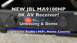 Video thumbnail for NEW JBL MA9100HP 8K AV Receiver! | Unboxing & Demo | JBL Home Cinema | Expressive Audio by Expressive Audio
