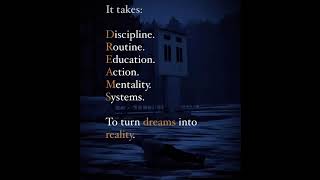 It takes ‘DREAMS’ to turn dream to reality.