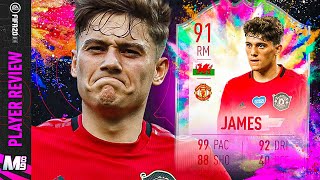 SUMMER HEAT JAMES PLAYER REVIEW | 91 JAMES REVIEW | FIFA 20 Ultimate Team