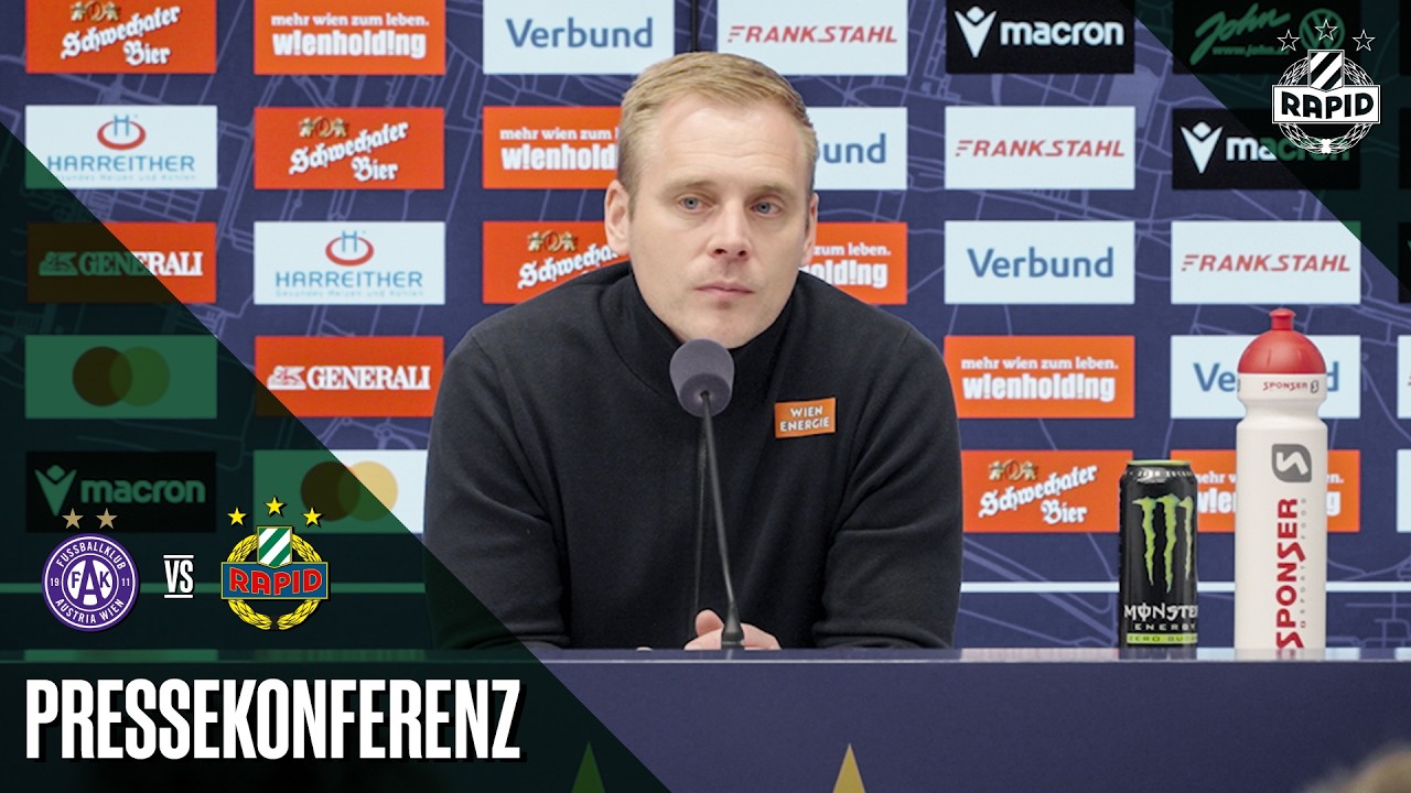 Pressekonferenz nach dem 349. Wiener Derby