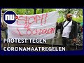 Meer dan honderd mensen protesteren in Den Haag tegen coronamaatregelen | NU.nl
