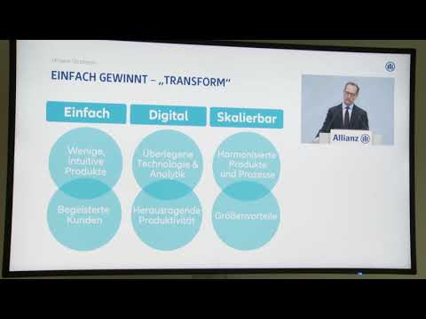 Rede des Allianz SE CEO Oliver Bäte auf der Hauptversammlung in München