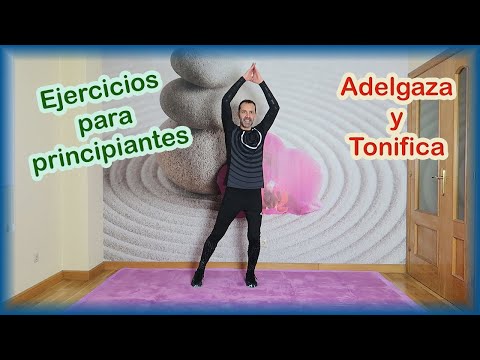 Ejercicios para principiantes en casa | Rutina para adelgazar y tonificar.