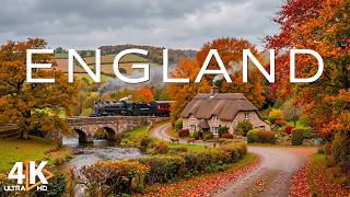 Autumn in England 4K 🍂 Golden Countryside, Historic Villages & Peaceful Fall Scenery
