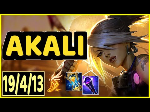 RIKARA (AKALI) - 19/4/13 KDA MID GAMEPLAY - NA Ranked DIAMOND
