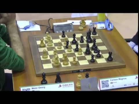 Magnus Carlsen vs G. Meier World Dubai Chess Blitz 2014