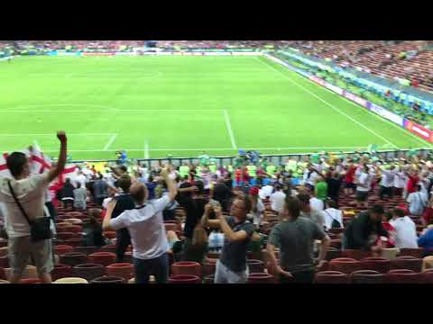 England Fans Singing Oasis After Croatia Defeat