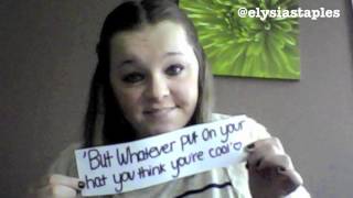 Glue - Nina Nesbitt (Fan Video and Lyrics)