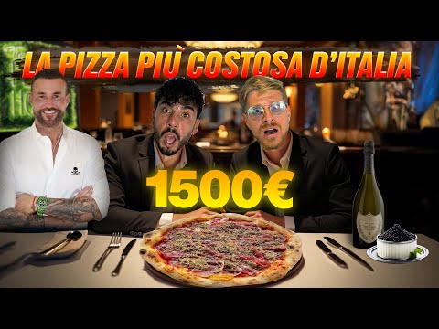 WE TRY THE MOST EXPENSIVE PIZZA IN ITALY AT PHILIPP PLEIN RESTAURANT IN MILAN - WE SPENT €1500!