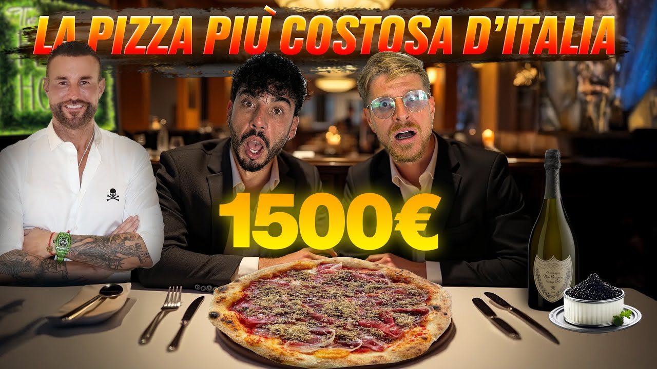 PROVIAMO LA PIZZA PIÙ COSTOSA D’ITALIA NEL RISTORANTE PHILIPP PLEIN A MILANO - ABBIAMO SPESO 1500€!