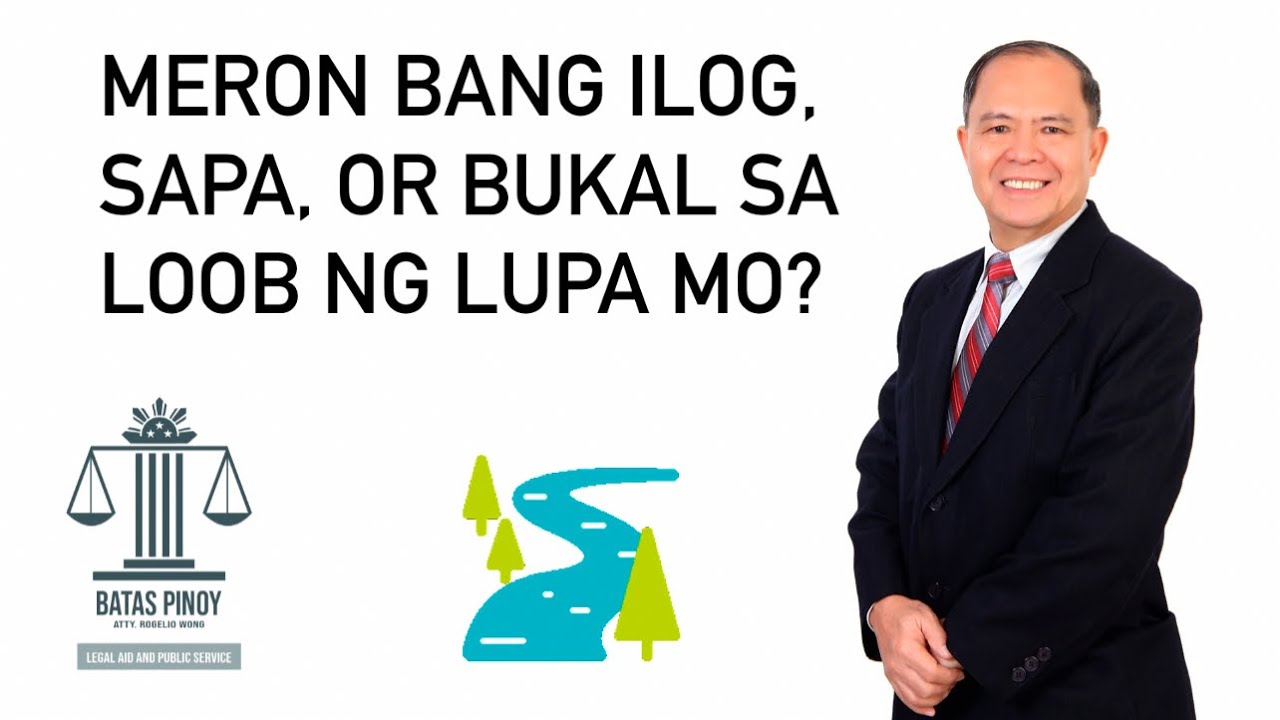 Putar video ILOG, BUKAL OR LAKE ATBP. SA LOOB NG PRIVATE PROPERTY sekarang ILOG, BUKAL OR LAKE ATBP. SA LOOB NG PRIVATE PROPERTY