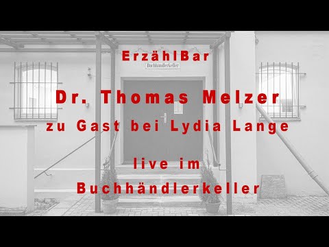 Dr. Thomas Melzer im Gespräch mit  Lydia Lange im Buchhändlerkeller
