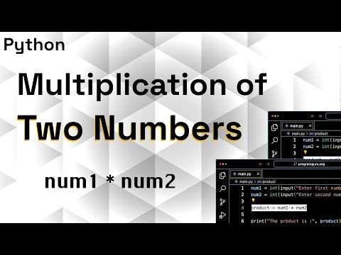 Program To Multiply Two Numbers In Python Coding Pythonprogramming Pythonforbeginners Python