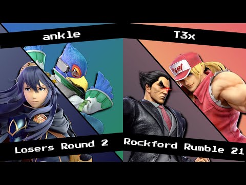 Losers Round 2 - ankle (Faclo/Lucina) vs T3x (Terry/Kazuya) Rockford Rumble 21