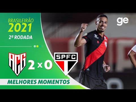 Vídeo - Atlético-GO 2 x 0 São Paulo - Brasileirão 2021!