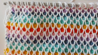 Tunisian Crochet Smock Stitch | Mermaid Scale Crochet | Crochet Tutorial