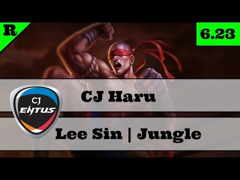 CJ Entus Haru | Lee Sin Pro Gameplay | Season 7 | 6.23 Lee Sin Jungle | Lee Sin vs Elise