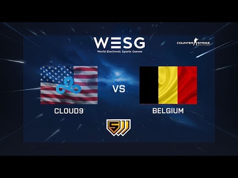 Cloud 9 vs Belgium - de_overpass - WESG 2018 - Group Stage