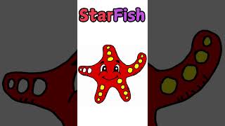 How to Draw a Cute Starfish | Easy Drawing for Kids