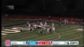 St. Pius X #18 Reed Egan 6yd QB Keeper TD rush