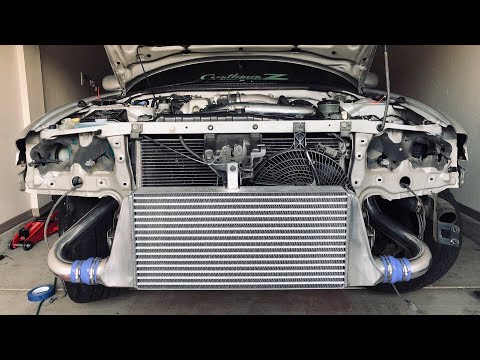 How to install Greddy Intercooler R33 Skyline