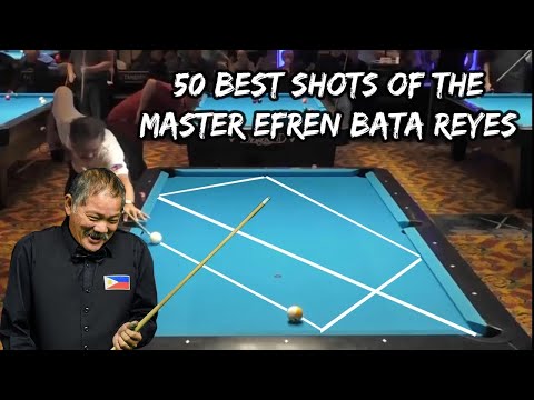 50 Best Shots of the Master Efren Bata Reyes | 8 Ball Pool | 9 Ball Pool |