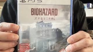 PS5　バイオハザードレクイエム　開封動画
