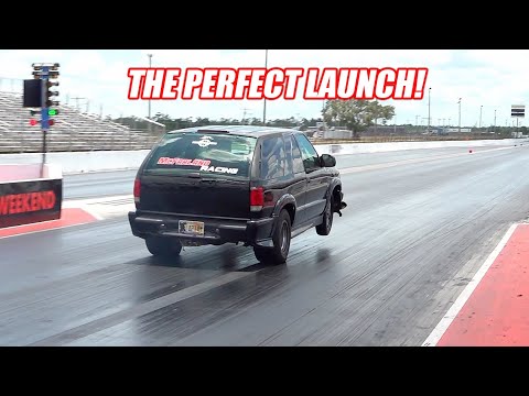 Our Supercharged LS Blazer FINALLY Beat Its Best Pass EVER!!! We've Got The Wheelie DIALED IN!!