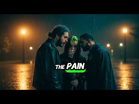Whispers in the Rain – Post Malone x Billie Eilish x Drake (Lyrics Video)