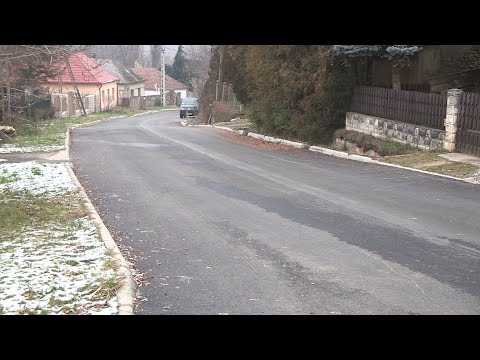 Megújult Vállus fő utcája