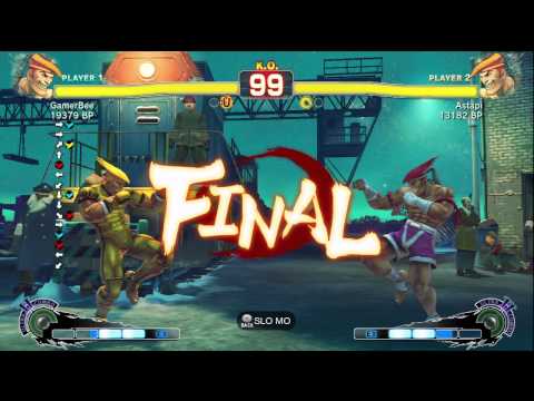GamerBee [Adon] vs astapi [Adon] SSF4 Japanese Online Ranked Matches - TRUE-HD