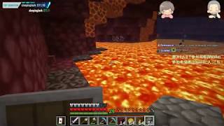 グロウストーン＆ネザークォーツ乱獲→整地、水族館の建築【Minecraft :Java 1.15.1】
