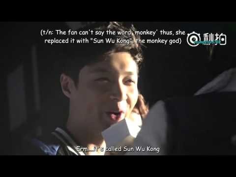 [ENGSUB] 160111 Yixing & fans' game segment - Pancoat Press Con