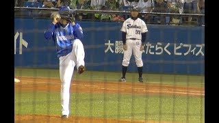 20190710 齋藤俊介(DB)の投球の様子(打者:バレンティン(S) 神宮球場)