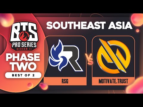 RSG vs Motivate.Trust Game 1 - BTS Pro Series 11 SEA: Groups w/ Ares & hairy_freak