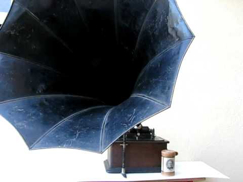 Silver Threads Amoung the Gold Edison Cylinder Record Soprano