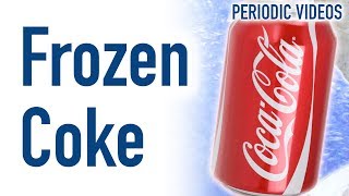 Can of Coke in Liquid Nitrogen - Periodic Table of Videos