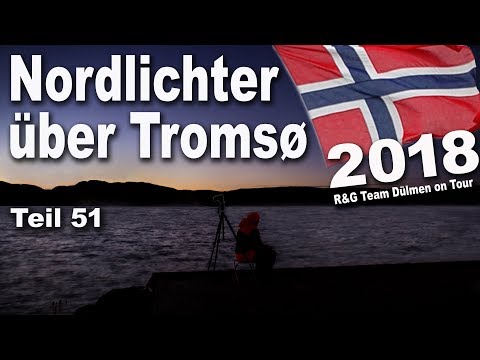 Norwegen 2018  Nordlichter über Tromsø   Teil 51 (3110)